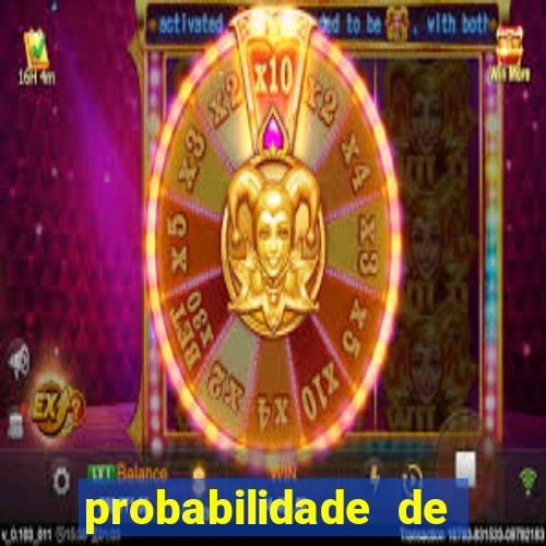 probabilidade de gol em um jogo